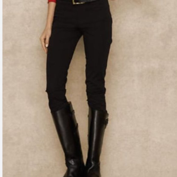 Ralph Lauren Shoes - Black leather Ralph Lauren Riding boots